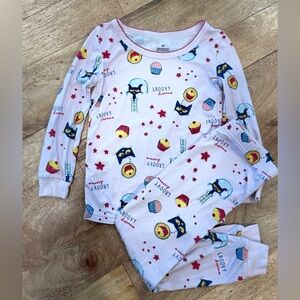 Pete the Cat Groovy Kids Pajamas - White with Red and Blue Accents